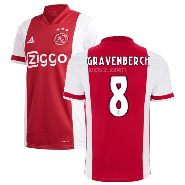 adidas ajax 2020-21 gravenberch İç saha maç forması