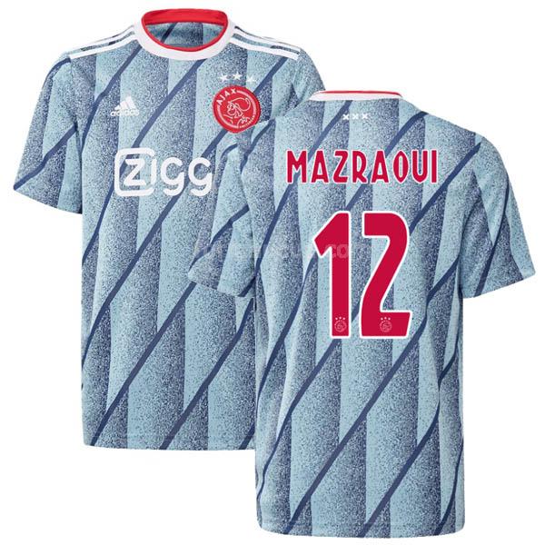 adidas ajax 2020-21 mazraoui deplasman maç forması