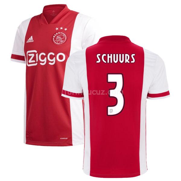 adidas ajax 2020-21 schuurs İç saha maç forması