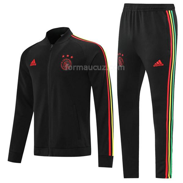 adidas ajax 2021-22 siyah ceket