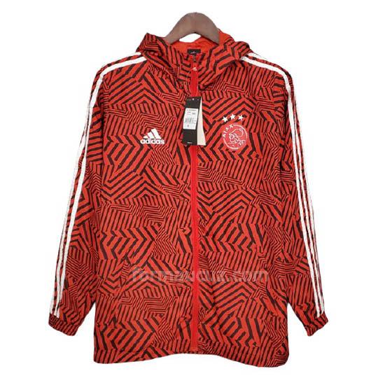 adidas ajax 2021 kırmızı yağmurluk