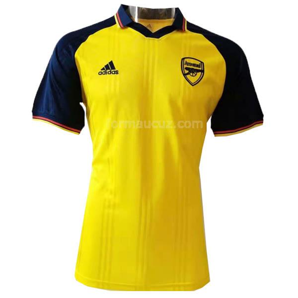 adidas arsenal 2019-2020 sarı maç retro formaları