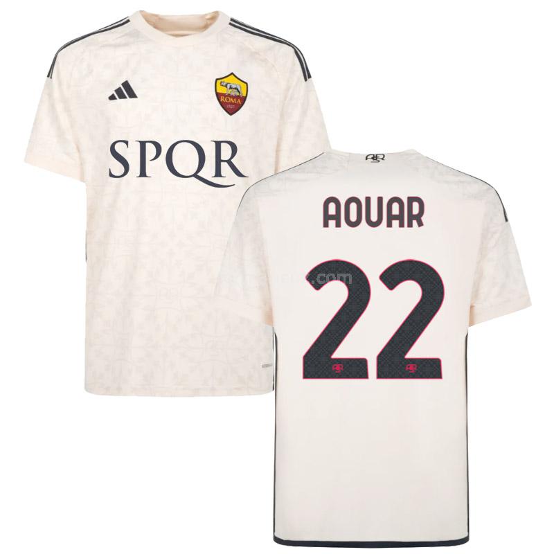 adidas as roma 2023-24 aouar deplasman forması