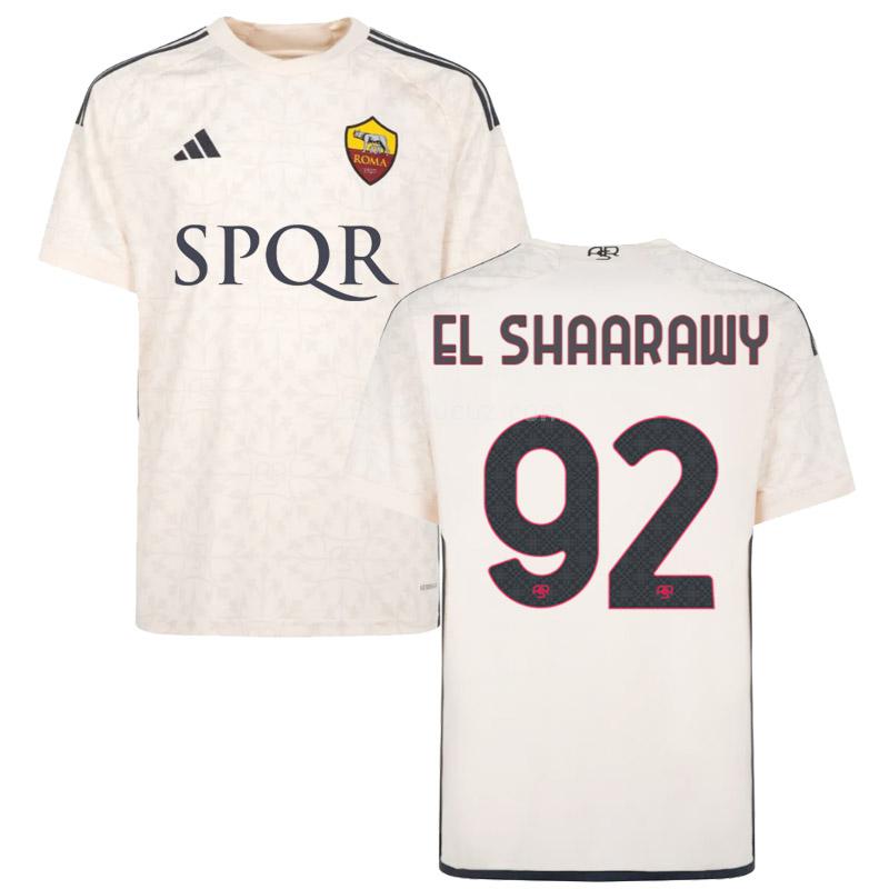 adidas as roma 2023-24 el shaarawy deplasman forması