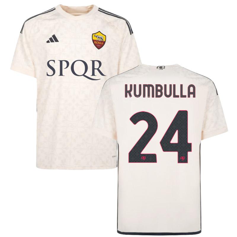 adidas as roma 2023-24 kumbulla deplasman forması