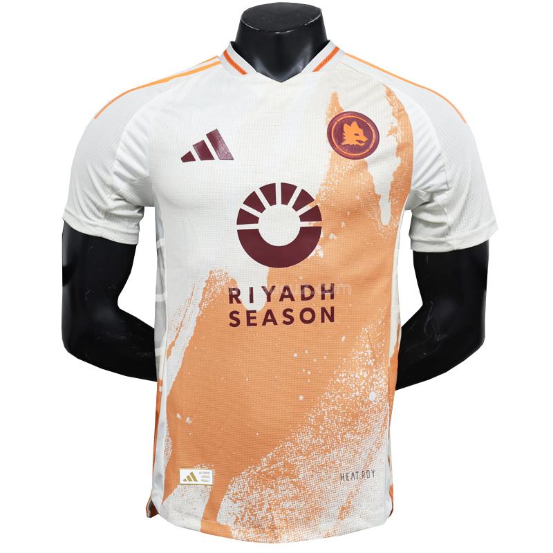 adidas as roma 2024-25 oyuncu sürümü deplasman forması