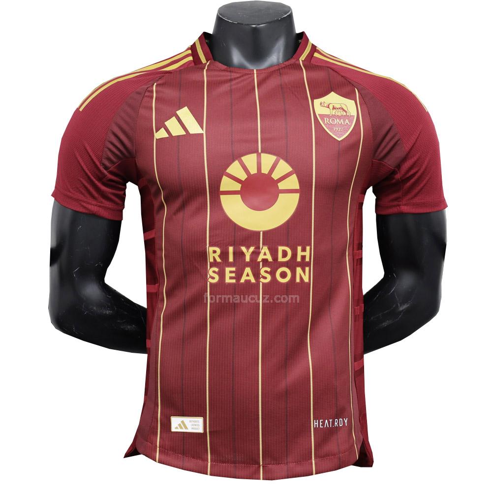 adidas as roma 2024-25 oyuncu sürümü İç saha forması