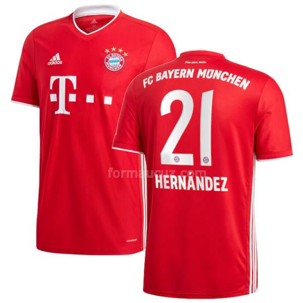 adidas bayern münih 2020-21 hernández İç saha maç forması