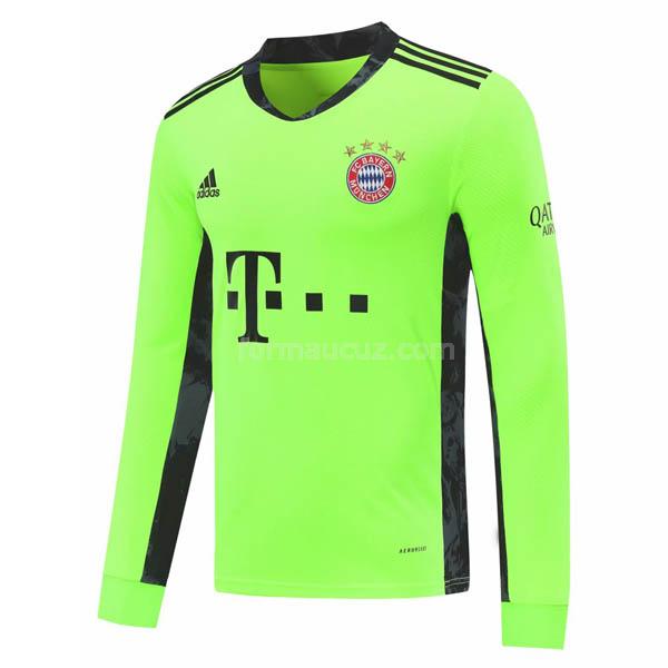 adidas bayern münih 2020-21 uzun kollu kaleci yeşil maç forması