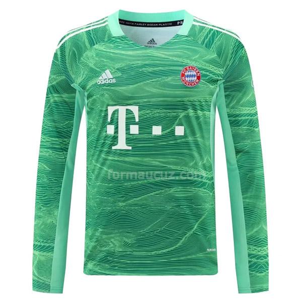 adidas bayern münih 2021-22 kaleci uzun kollu yeşil maç forması