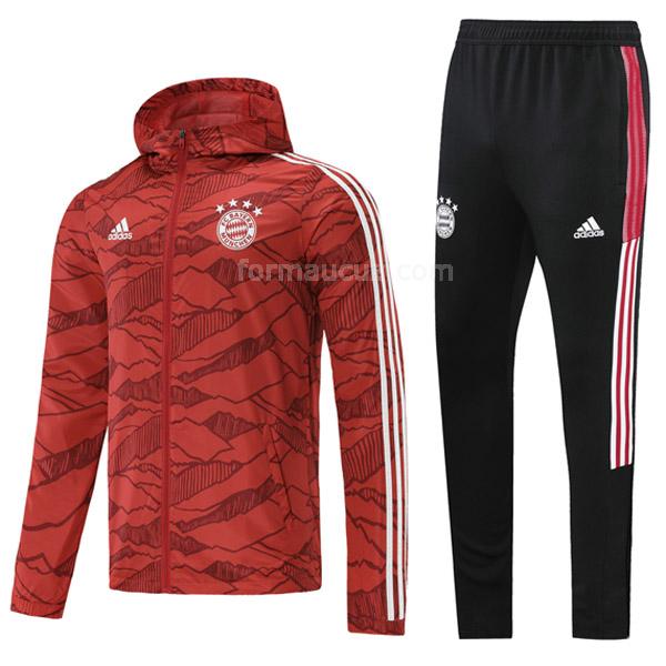 adidas bayern münih 2021-22 kırmızı yağmurluk