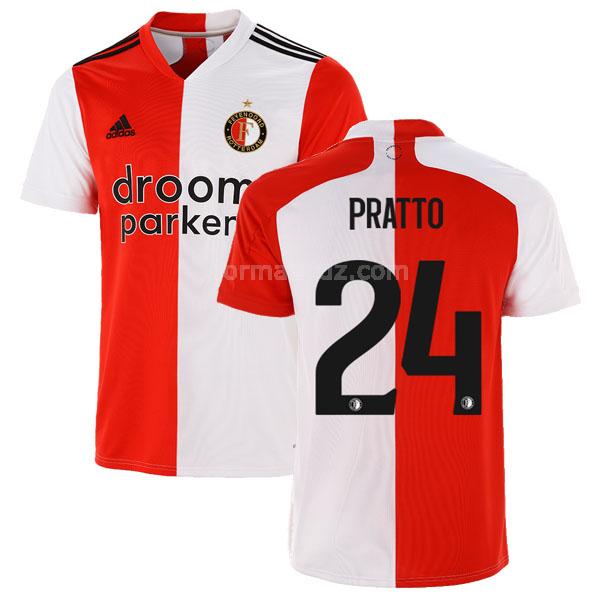 adidas feyenoord 2020-21 pratto İç saha maç forması