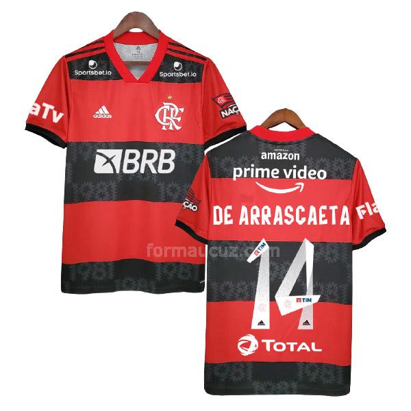 adidas flamengo 2021-22 de arrascaeta İç saha maç forması