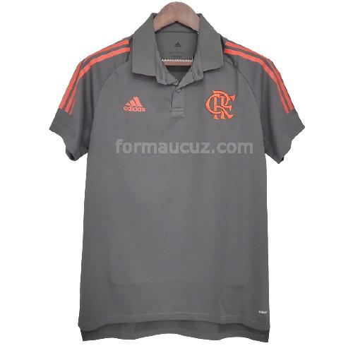 adidas flamengo 2021-22 gri polo