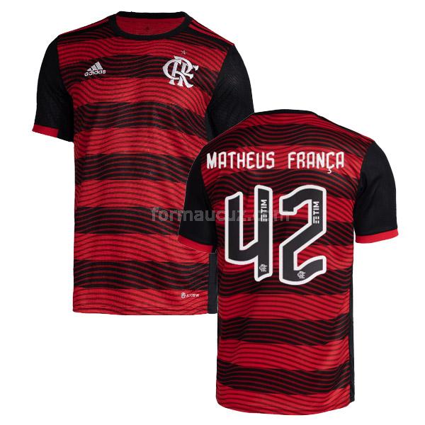 adidas flamengo 2022-23 matheus franca İç saha forması