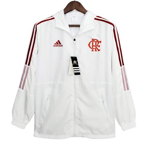 adidas flamengo 2022 beyaz yağmurluk