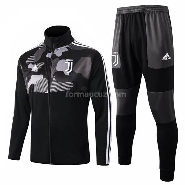 adidas juventus 2019-2020 beyaz kamuflaj siyah ceket