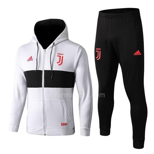 adidas juventus 2019-2020 beyaz kapüşonlu ceket