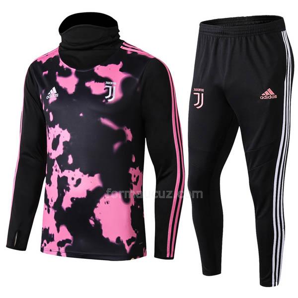 adidas juventus 2019-2020 pembe siyah balıkçı yaka svetşört