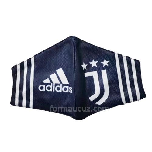 adidas juventus 2020-21 mavi amaçlı maske