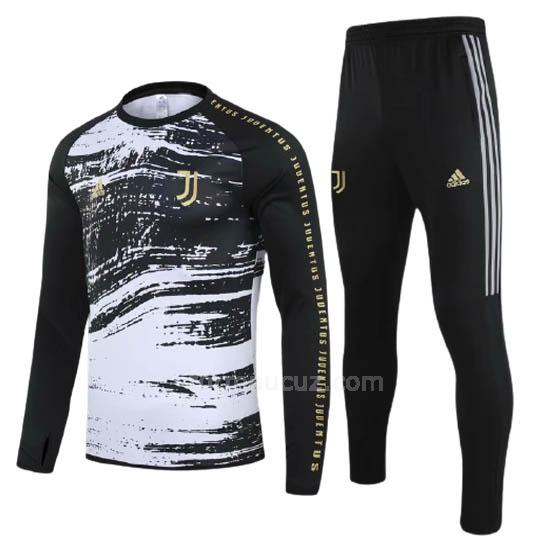 adidas juventus 2020-21 siyah beyaz svetşört