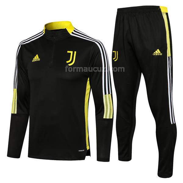 adidas juventus 2021-22 fcj1 siyah svetşört