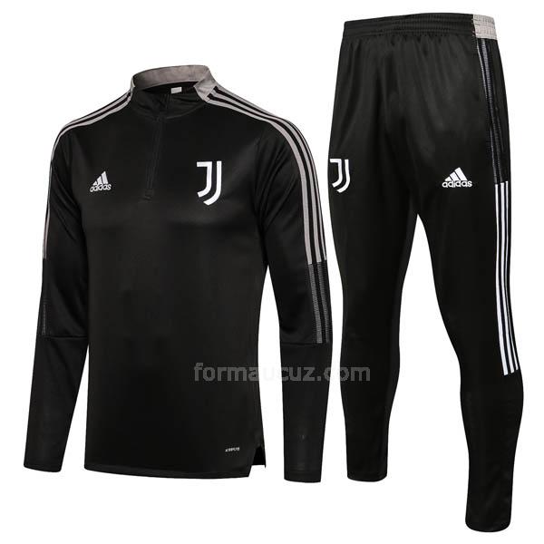 adidas juventus 2021-22 fcj2 siyah svetşört