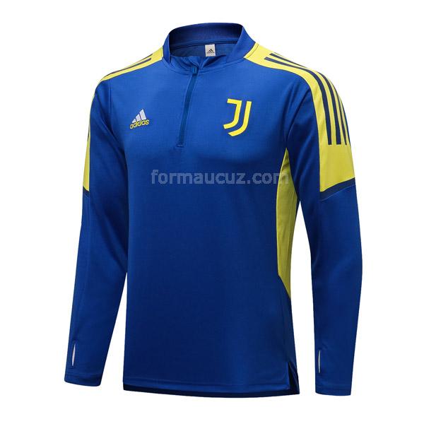 adidas juventus 2021-22 top mavi svetşört