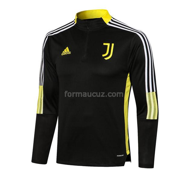 adidas juventus 2021-22 top siyah svetşört