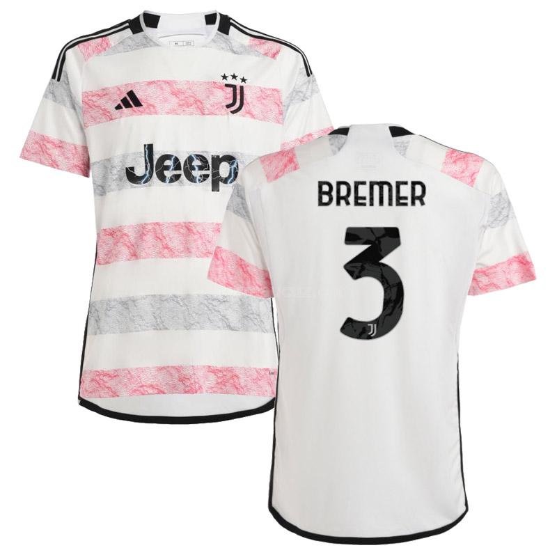 adidas juventus 2023-24 bremer deplasman forması