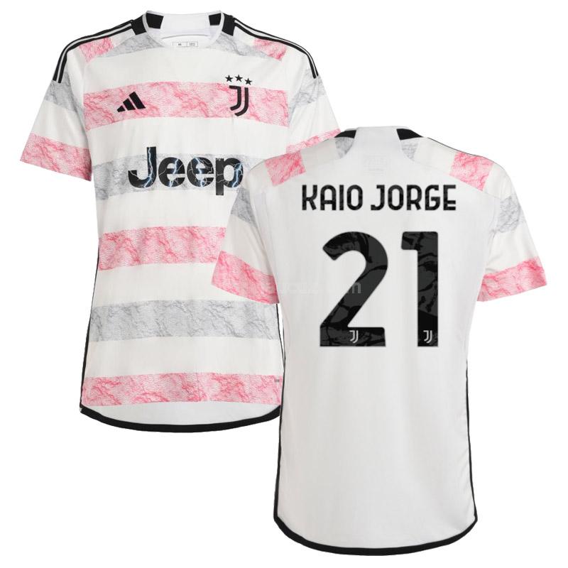 adidas juventus 2023-24 kaio jorge deplasman forması