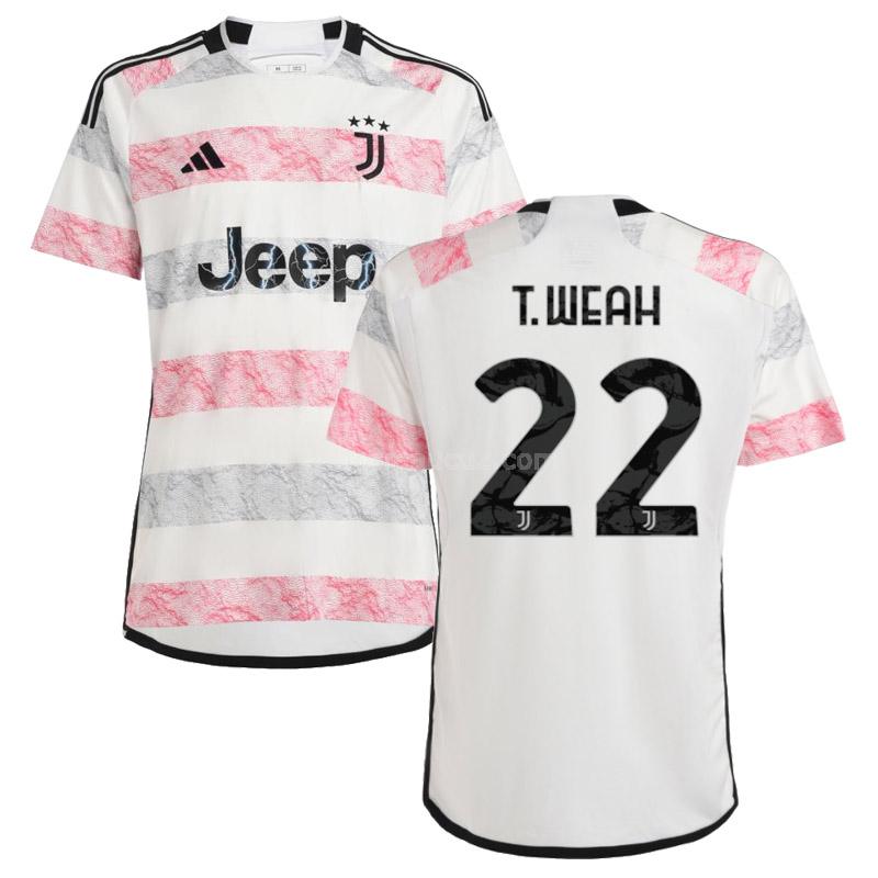 adidas juventus 2023-24 t. weah deplasman forması