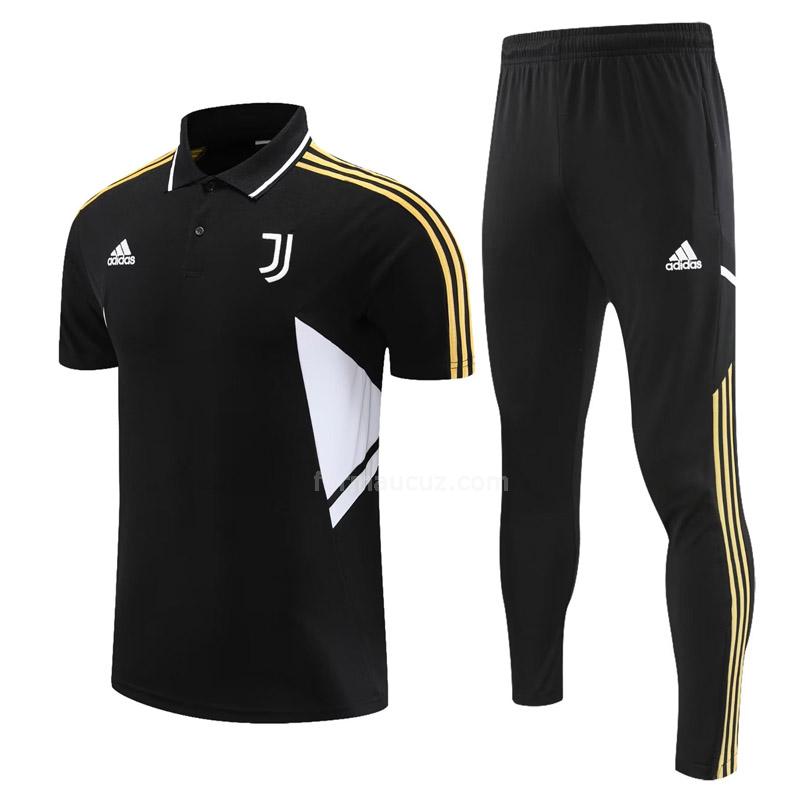 adidas juventus 2023 2317a1 siyah polo ve eşofman altı