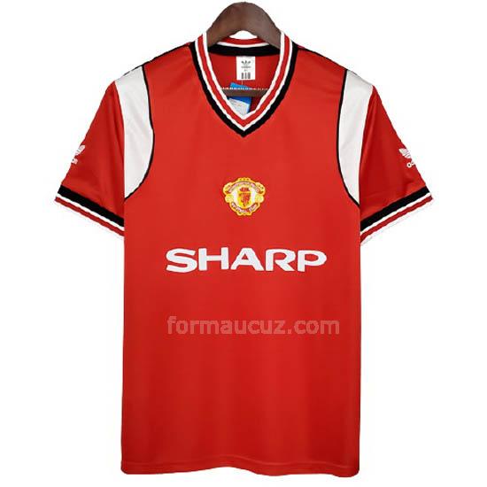 adidas manchester united 1985-86 İç saha retro formaları