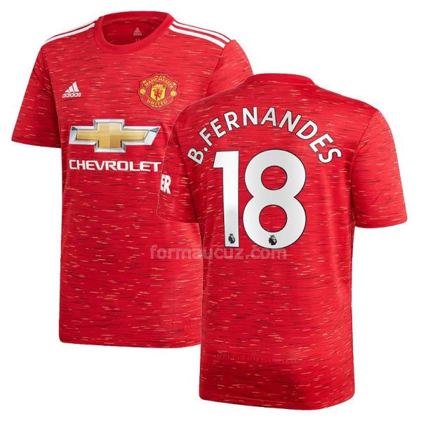 adidas manchester united 2020-21 b.fernandes İç saha maç forması