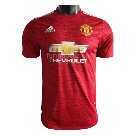 adidas manchester united 2020-21 edición maç jugador İç saha maç forması