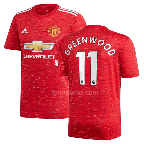 adidas manchester united 2020-21 greenwood İç saha maç forması