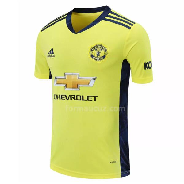 adidas manchester united 2020-21 kaleci deplasman maç forması