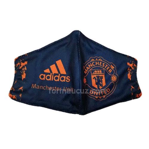 adidas manchester united 2020-21 mavi amaçlı maske