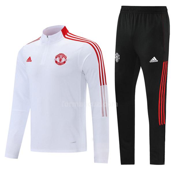 adidas manchester united 2021-22 08g21 beyaz svetşört