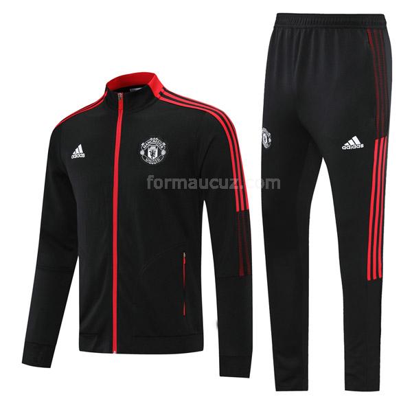 adidas manchester united 2021-22 08g42 siyah ceket