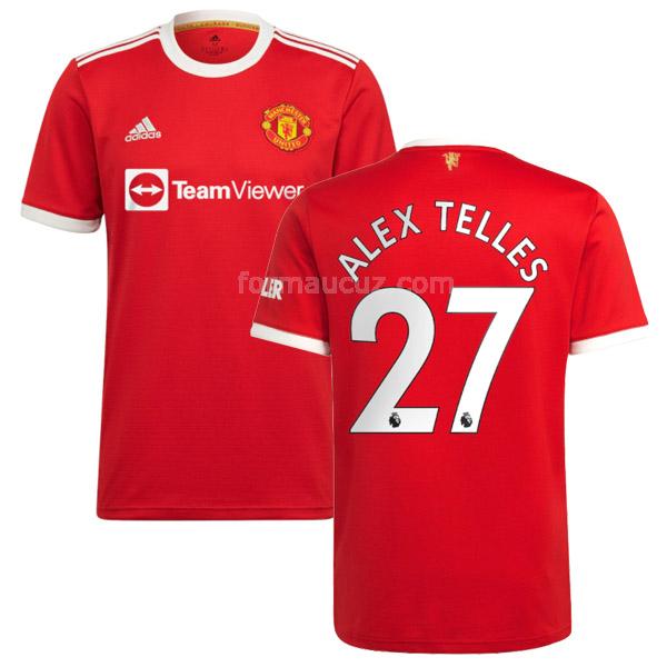 adidas manchester united 2021-22 alex telles İç saha maç forması