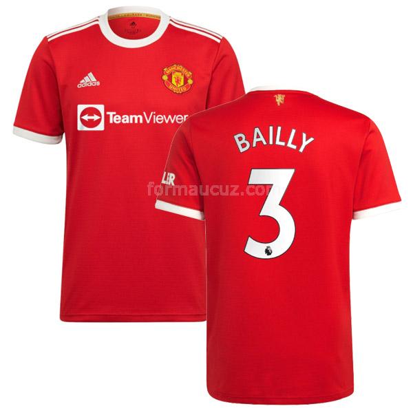 adidas manchester united 2021-22 bailly İç saha maç forması