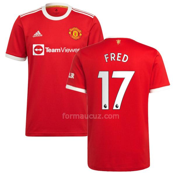 adidas manchester united 2021-22 fred İç saha maç forması