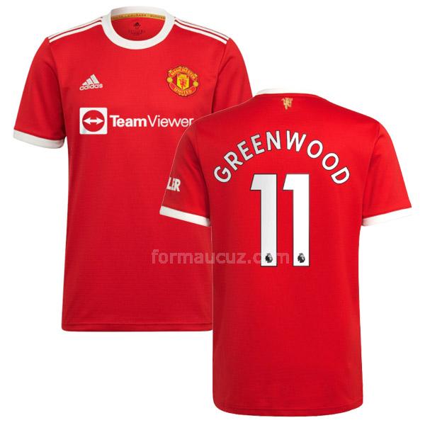 adidas manchester united 2021-22 greenwood İç saha maç forması