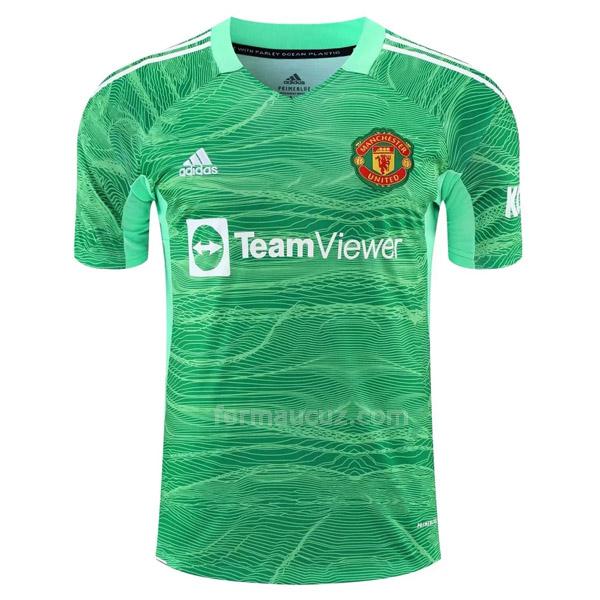 adidas manchester united 2021-22 kaleci yeşil forması