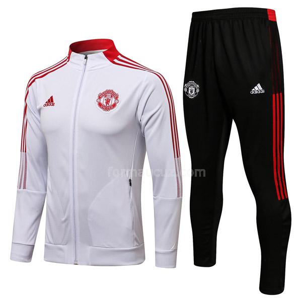 adidas manchester united 2021-22 muj2 beyaz ceket