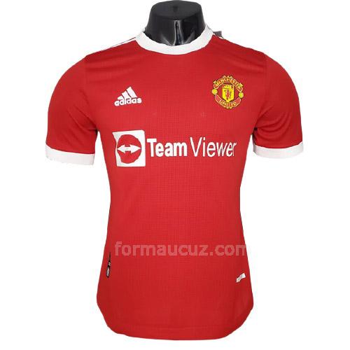 adidas manchester united 2021-22 oyuncu sürümü İç saha maç forması