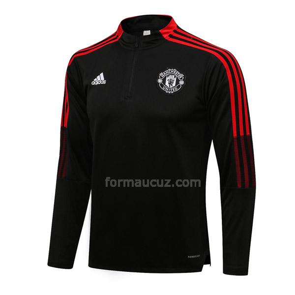 adidas manchester united 2021-22 top i siyah svetşört