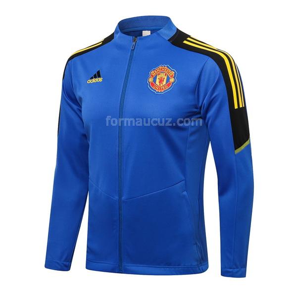 adidas manchester united 2021-22 top mavi ceket